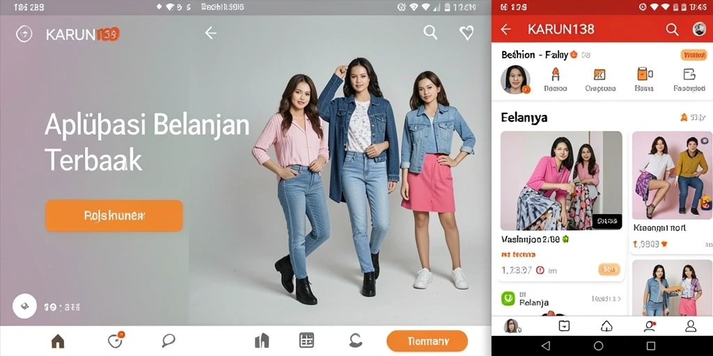 Tampilan antarmuka KARUN138 yang menarik dan mudah dipahami.